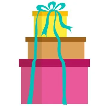 Gift box illustration Stock Illustration
