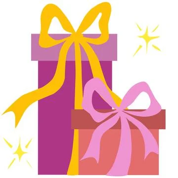 Gift box illustration Stock Illustration
