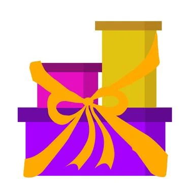 Gift box illustration Stock Illustration