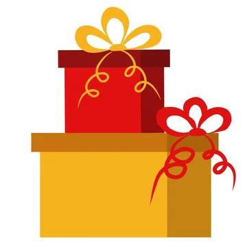 Gift box illustration Stock Illustration