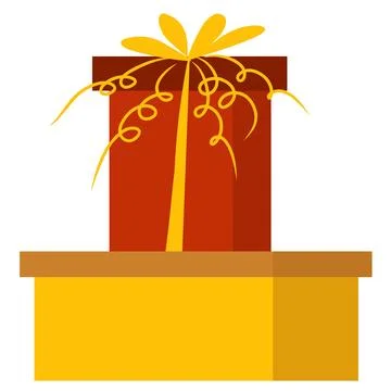 Gift box illustration Stock Illustration