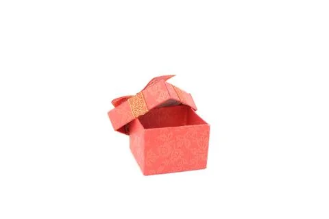 Gift box on isolated Stock Photos