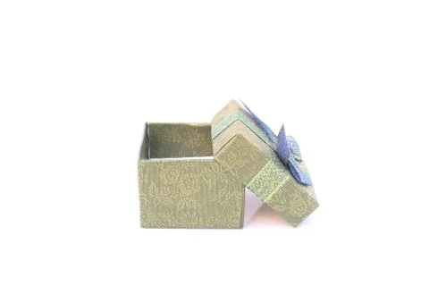Gift box on isolated Stock Photos