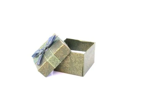 Gift box on isolated Stock Photos