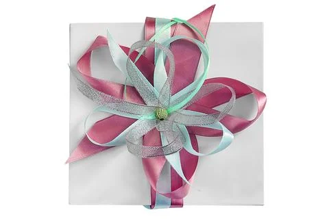 Gift box isolated Stock Photos
