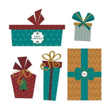 Gift box isolated present vector illustration Stock Illustration
