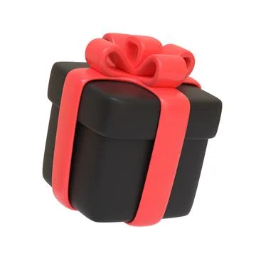 Gift box isolated on white background. Holiday decoration Stock Illustration