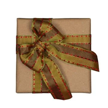 Gift box isolated on white background. Stock Photos