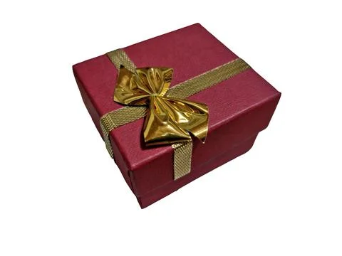 Gift box isolated on white background Stock-Fotos