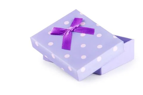Gift box isolated on white background Stock Photos