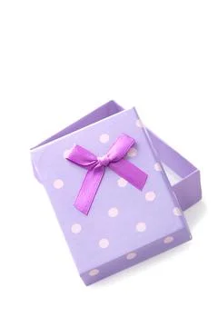 Gift box isolated on white background Stock Photos