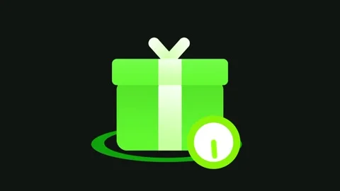 Gift Box Limited Time Offer Icon Stock Footage 343508509