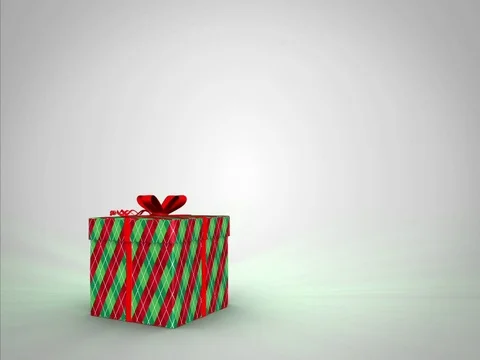 Gift Box Logo Reveal Stock After Effects