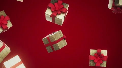 Gift box loop animation Stock Footage 226269875