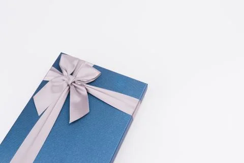 Gift box with nice ribbon Stock Photos