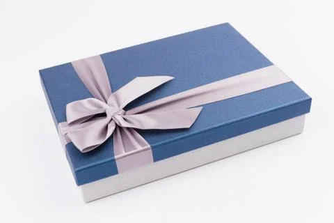 Gift box with nice ribbon Foto stock