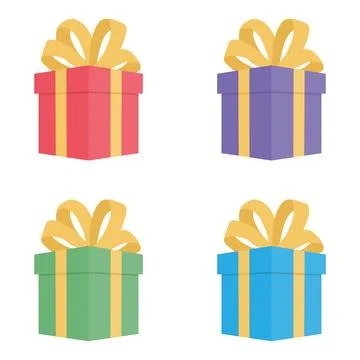 Gift box, packaging box icon, gift box icon. Vector, designer illustration Stock Illustration