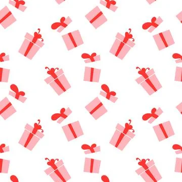 Gift box pattern background. 스톡 일러스트