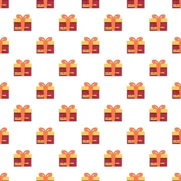 Gift box pattern with discounts for shopping promotion background 스톡 일러스트