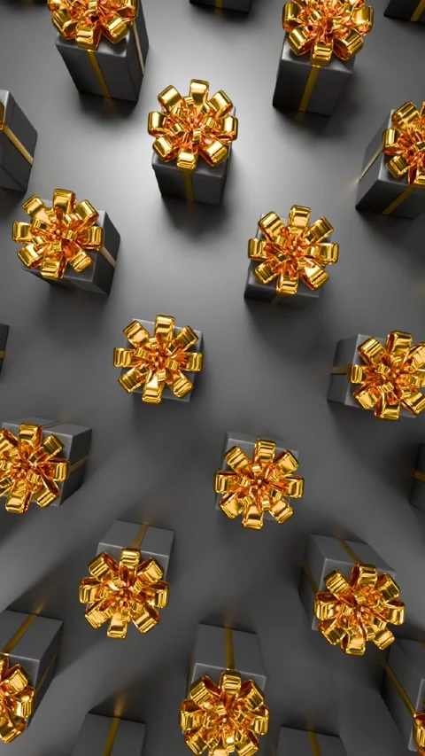 Gift box pattern Stock Footage 293516099