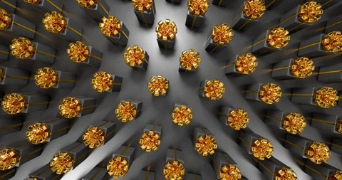 Gift box pattern Stock Footage 293516106