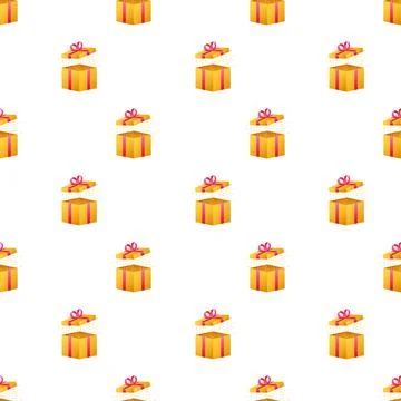 Gift box pattern, great design for any purposes. Vector illustration. Illustrazione stock