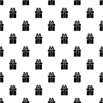 Gift box pattern vector seamless Stock Illustration