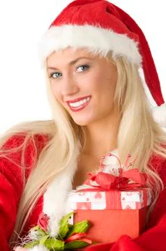 The gift box Stock Photos