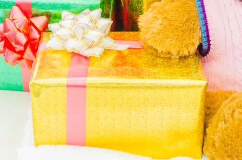 Gift box Stock Photos