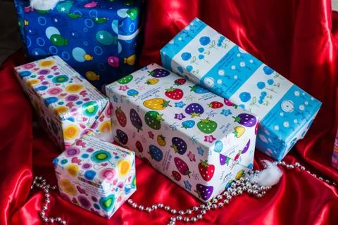 Gift box Stock Photos