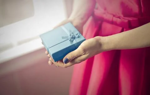 Gift box Stock Photos