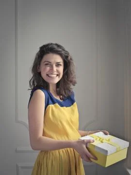 Gift box Stock Photos