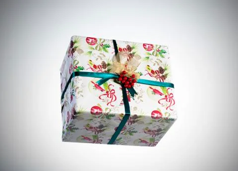 Gift in the box Stock Photos