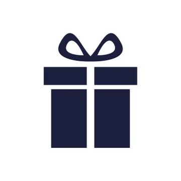 Gift box, present icon Stock Illustration