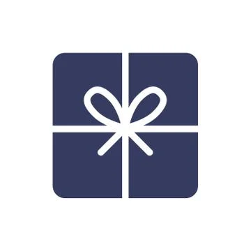 Gift box, present icon Stock Illustration