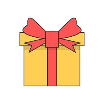 Gift box, present icon Stock Illustration
