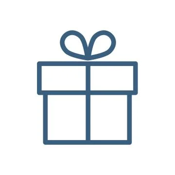 Gift box, present icon Stock Illustration