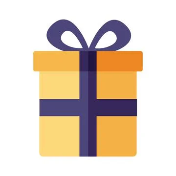 Gift box present Stock Illustration