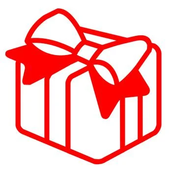 Gift box present surprise Stock Illustration