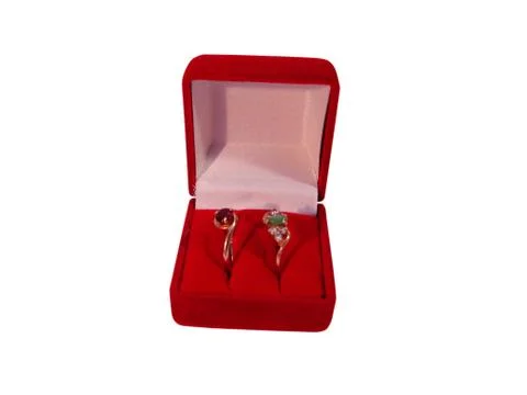 Gift box for the ring Stock Photos