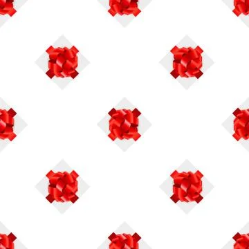 Gift Box Seamsell pattern Background Stock Illustration