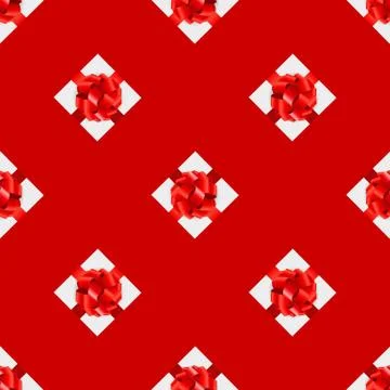 Gift Box Seamsell pattern Background 스톡 일러스트