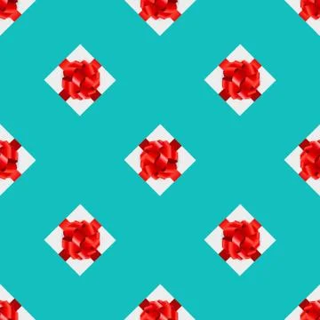 Gift Box Seamsell pattern Background イラスト素材