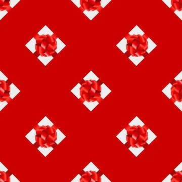 Gift Box Seamsell pattern Background Stock Illustration