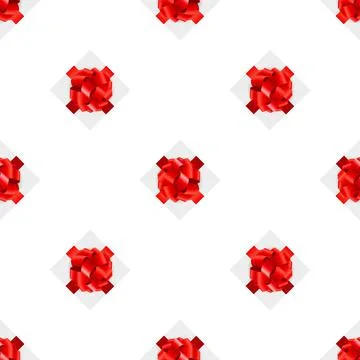 Gift Box Seamsell pattern Background Stock Illustration