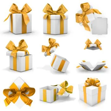 Gift box set Illustration