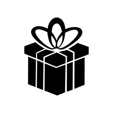 Gift box simple icon Stockillustratie