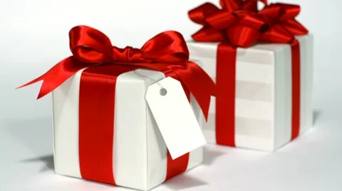 Gift box, Slow Motion Video stock 9295868