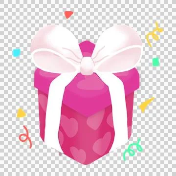 Gift, box, surprise, background, 3d, present, holiday, ribbon, valentine, イラスト素材