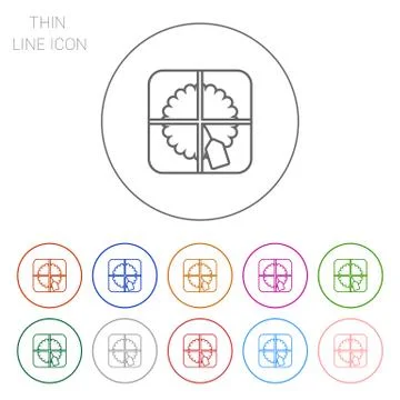 Gift box with tag Stock-Illustration